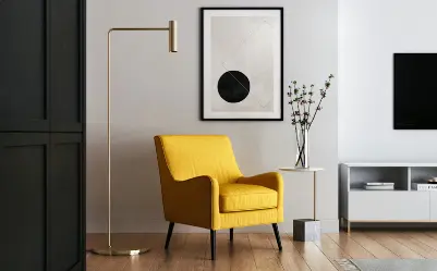 Moderný obývací priestor s dubovou podlahou SAXO PARKET, ukážka našej realizácie.